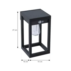 Smart LED solvægslampe Enea, sensor, CCT, RGB, Tuya^Lindby Outlet