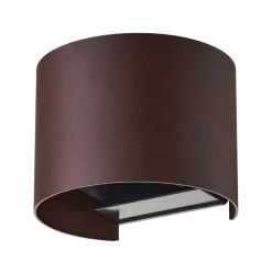 Smart LED udendørs væglampe Dara rust rund CCT RGB Tuya^Lindby Online