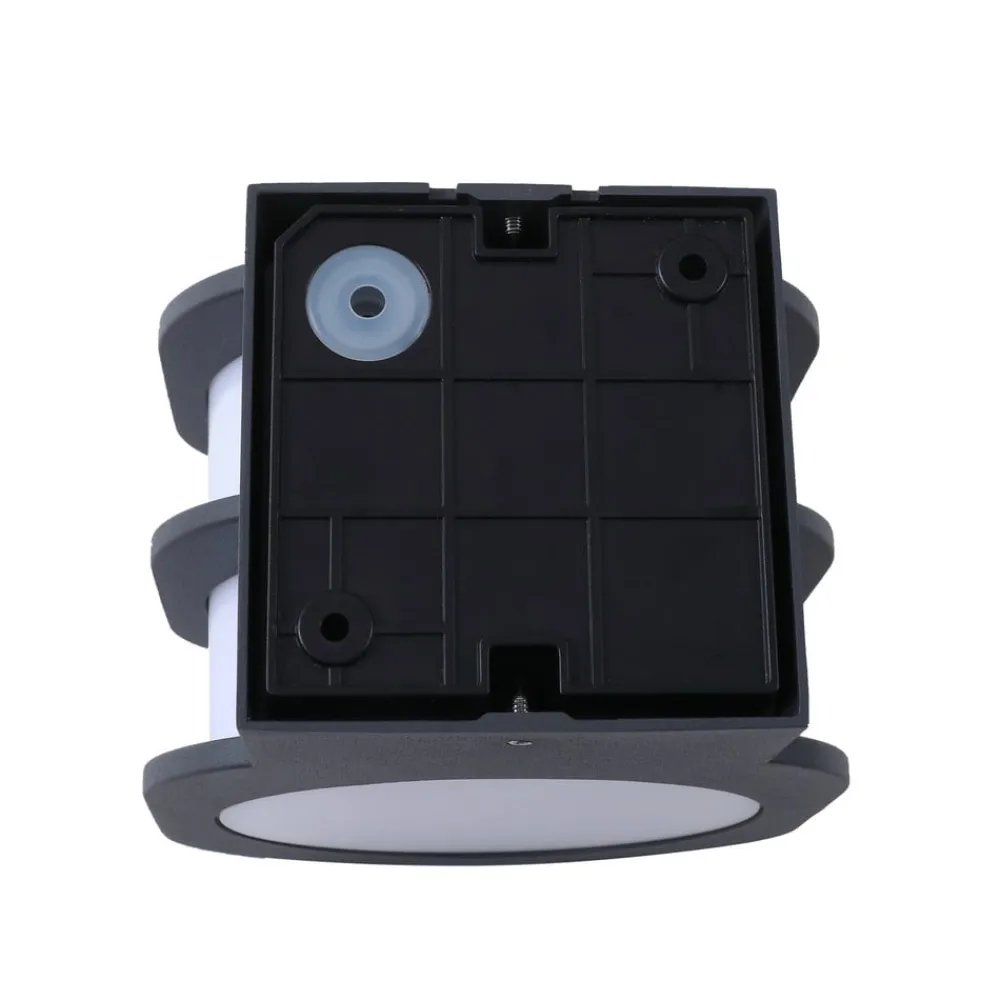 Lindby Væglamper>Smart LED udendørs væglampe Fyra, rund, CCT, RGB, Tuya