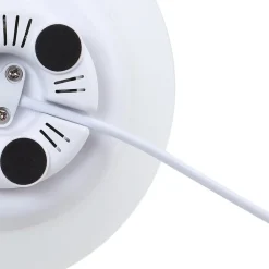 Lindby Smart LED-bordlampe Cosmia, hvid, glas, Tuya