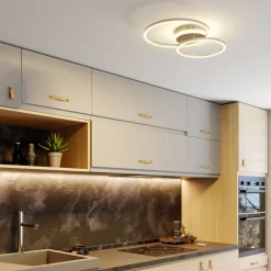 Lindby Smart LED-loftlampe Edica, 58 cm, Tuya, CCT