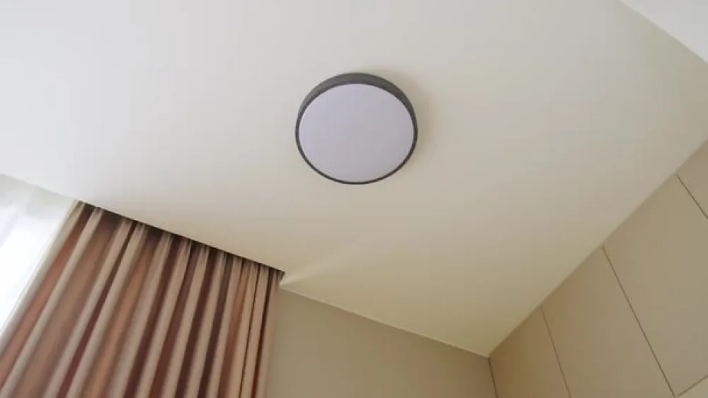 Lindby Smart LED-loftlampe Elmor Ø 39 cm grå RGB CCT