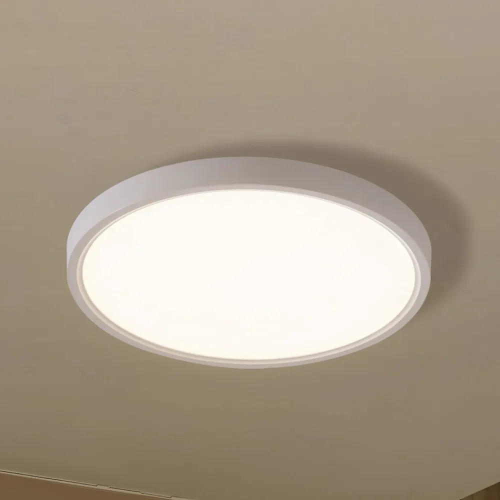 Smart LED-loftlampe Deika, Ø 40 cm, hvid, Tuya^Lindby Hot