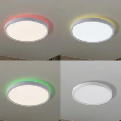 Smart LED-loftlampe Deika, Ø 40 cm, hvid, Tuya^Lindby Hot