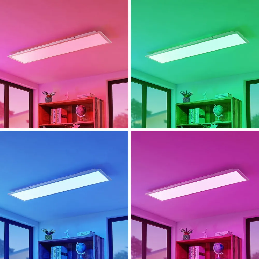 Smart LED-loftpanel Kjetil 120 x 30 cm Tuya RGB CCT^Lindby Outlet