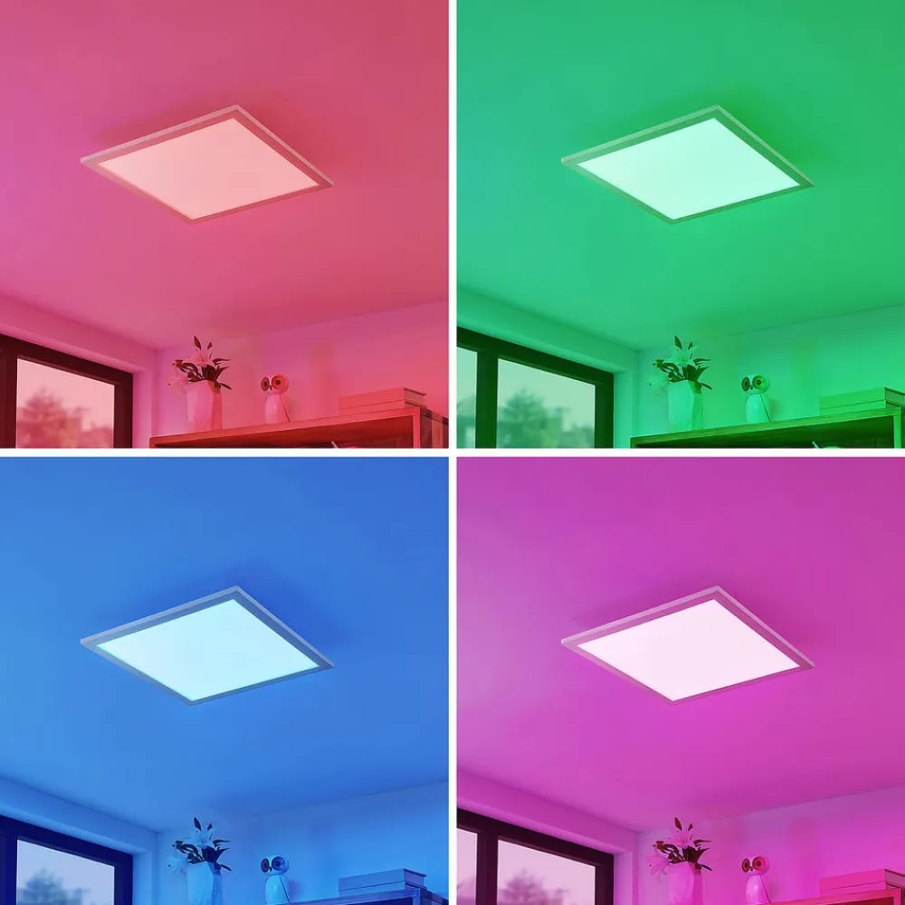 Lindby Smart LED-loftpanel Kjetil 40 x 40 cm Tuya RGB CCT