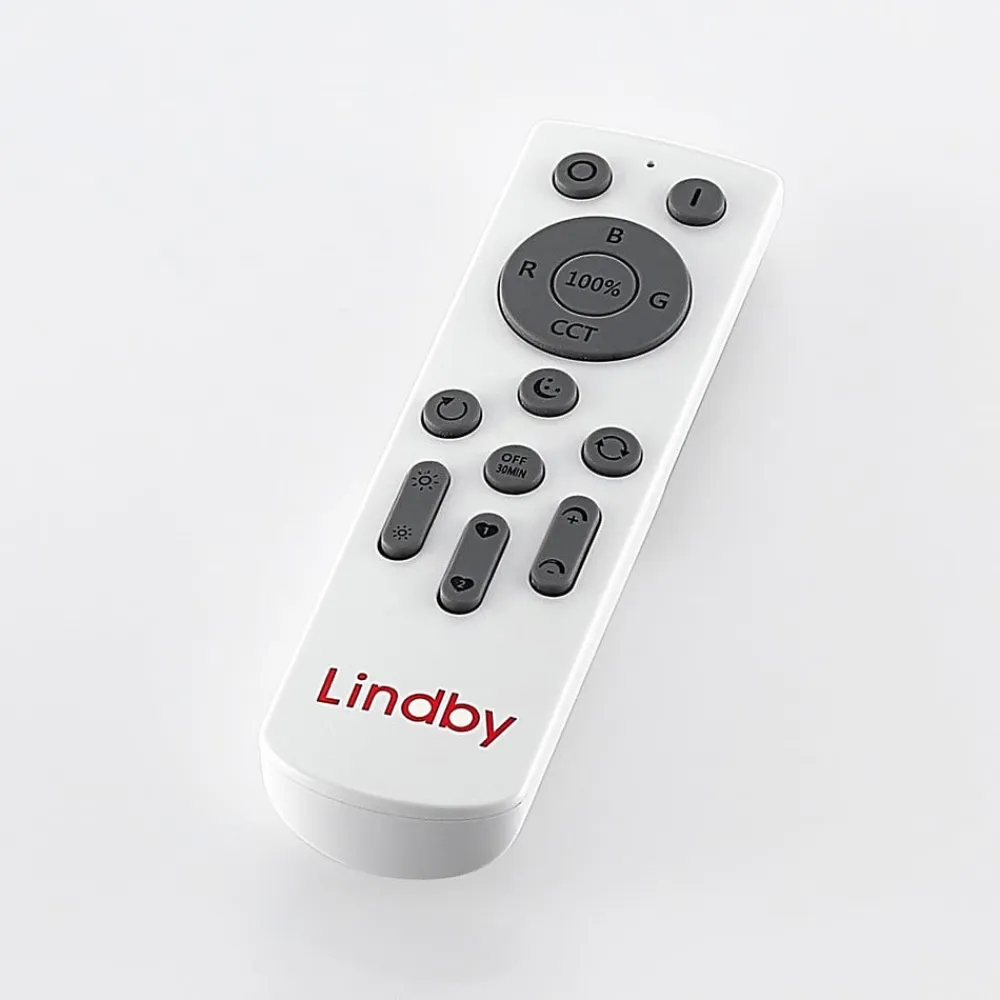 Lindby Smart LED-loftpanel Kjetil 40 x 40 cm Tuya RGB CCT