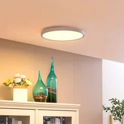 Lindby Loftlamper|Loftlamper>Smart LED-loftslampe Denora, hvid, RGB, CCT, Tuya