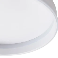 Smart LED-loftslampe Yasmen, hvid, metal, CCT, Tuya^Lindby Online