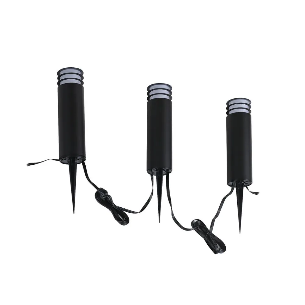 Lindby Smart LED-sokkellampe Kaelo, CCT, RGB, Tuya, 3 enheder