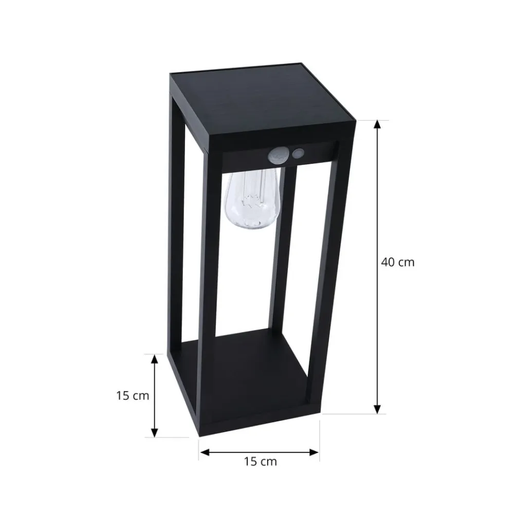 Lindby Gadebelysning>Smart LED-sokkellampe Enea, sensor, CCT, RGB