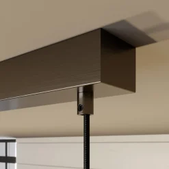 Lindby Sofian hængelampe, ravfarvet, glas, 100 cm, 3 lyskilder.