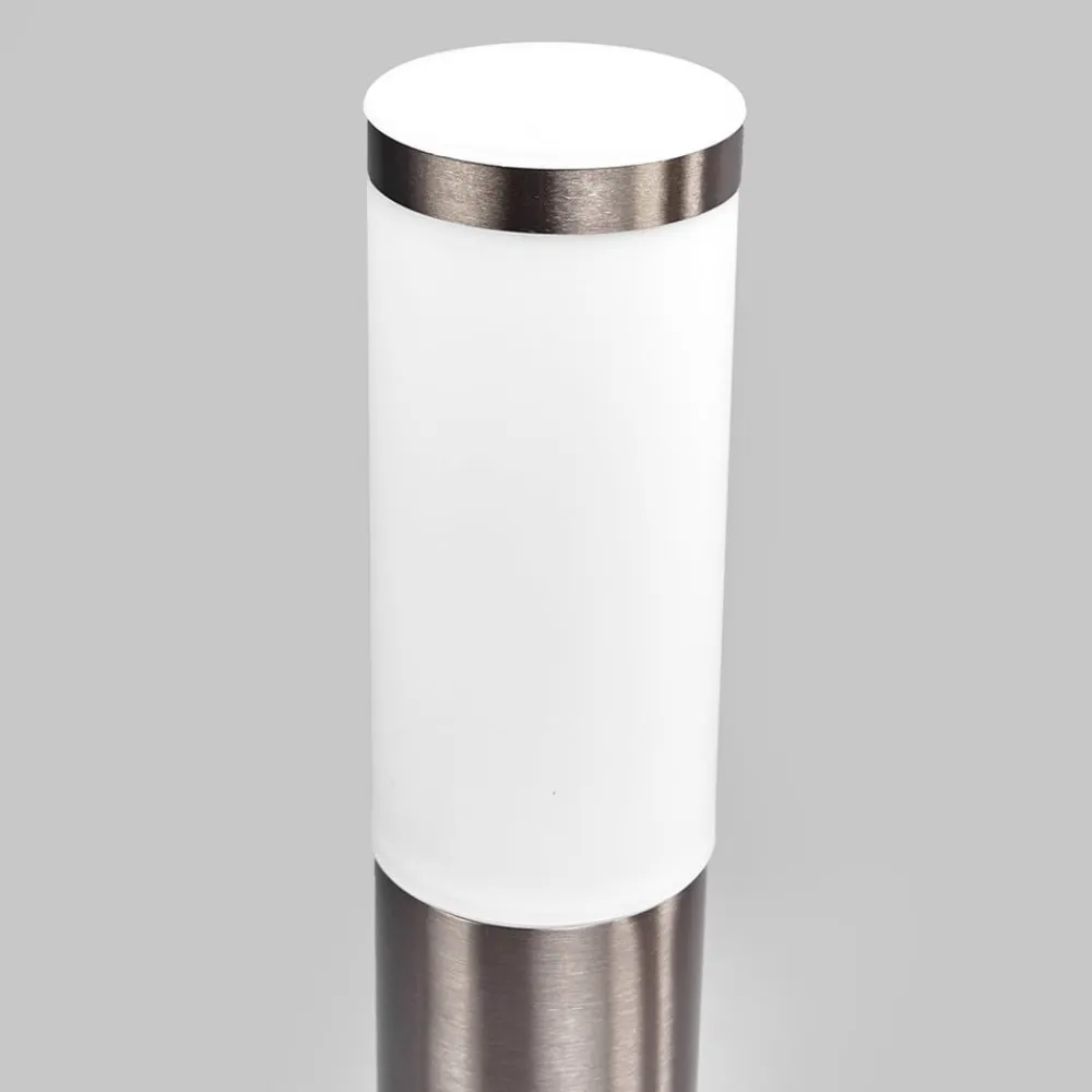 Lindby sokkelampe Kristof, stål, 45 cm høj, E27