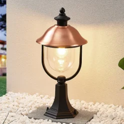 Lindby sokkellampe Clint, 53 cm, metal, saltvandsresistent, E27