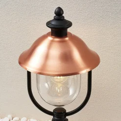 Lindby sokkellampe Clint, 53 cm, metal, saltvandsresistent, E27