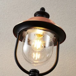 Lindby sokkellampe Clint, 53 cm, metal, saltvandsresistent, E27