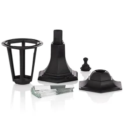 sokkellampe Nane, 42 cm, lygte, saltvandsresistent, E27^Lindby New