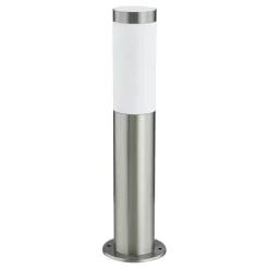 Sokkellampe Statius, grå, stål, sensor, 45 cm^Lindby New