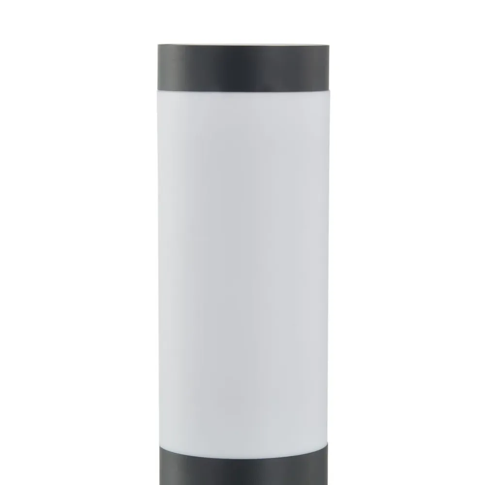 Lindby sokkellampe Statius, højde 45 cm, antracit, stål