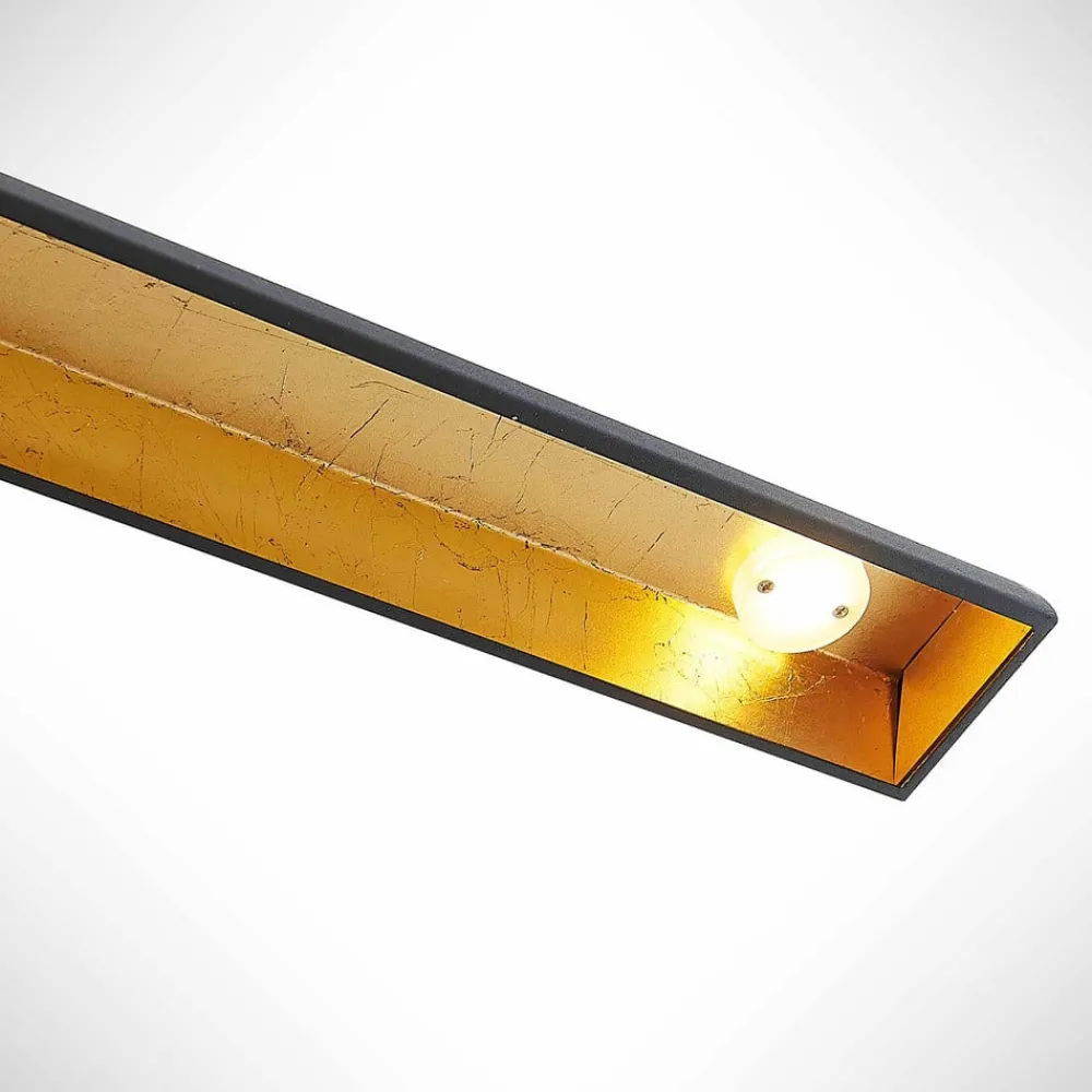 Lindby Pendellamper>Solvina LED-hængelampe til spisebord aflang