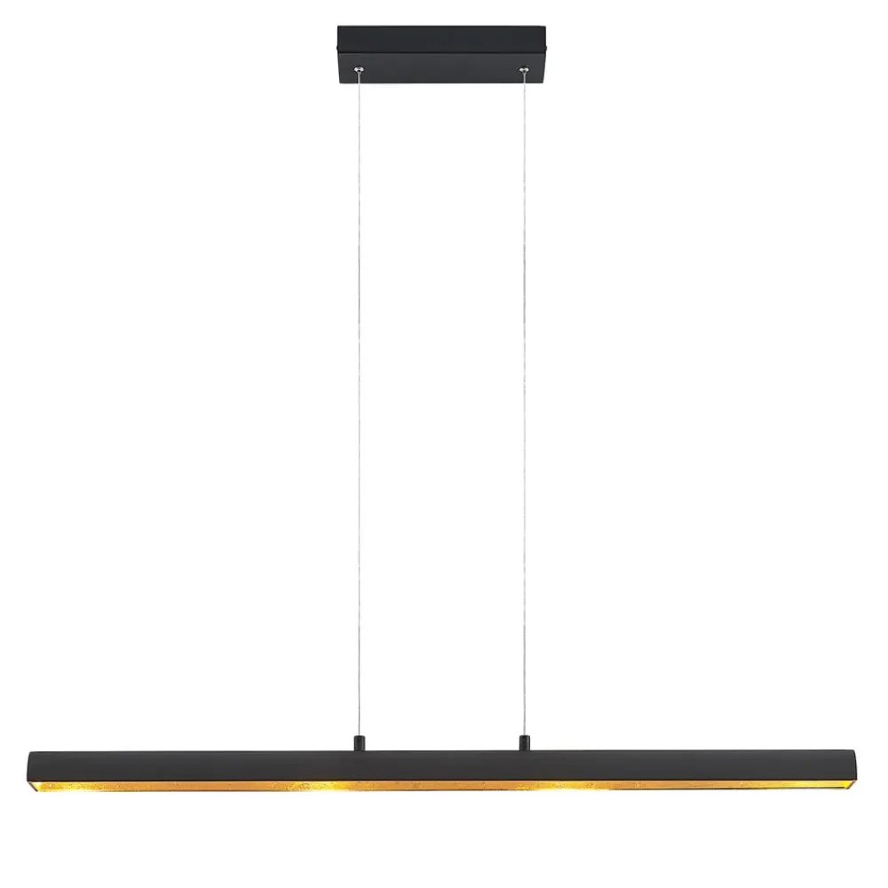 Lindby Pendellamper>Solvina LED-hængelampe til spisebord aflang