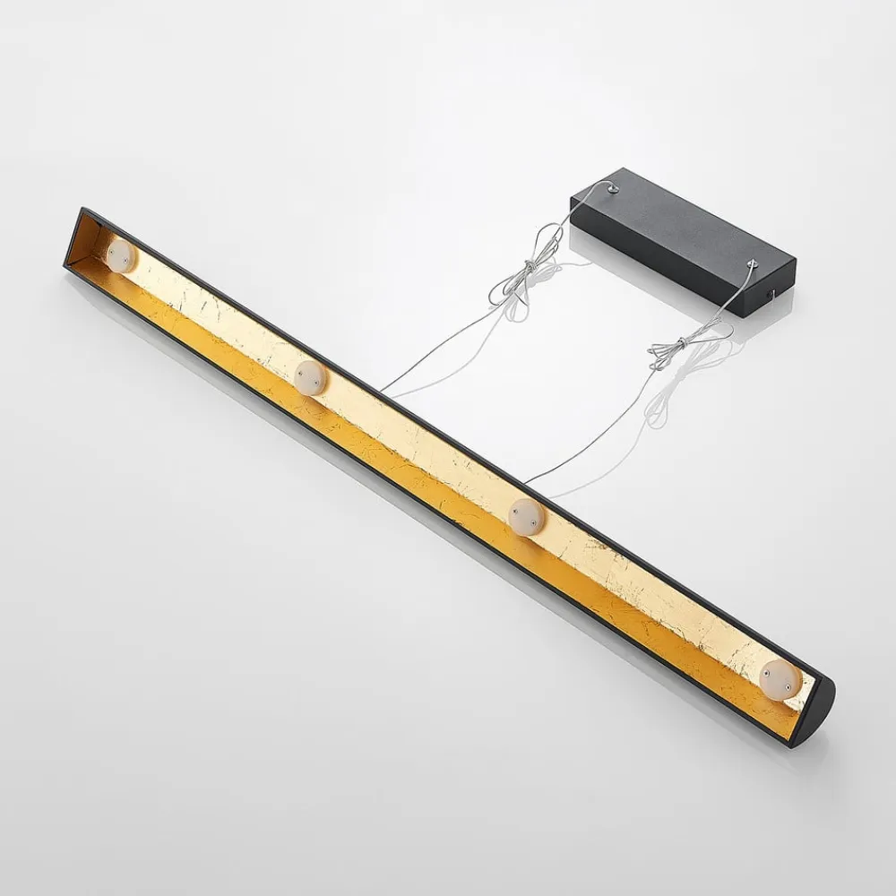 Lindby Pendellamper>Solvina LED-hængelampe til spisebord aflang