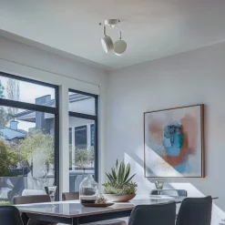 Lindby spotlight Jyla, hvid, 4.000 K, 2-lys, GX53