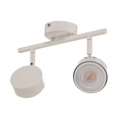 Lindby spotlight Jyla, hvid, 4.000 K, 2-lys, GX53