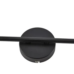 Lindby spotlight Jyla, sort, linse, 3.000 K, 6-lys, GX53