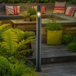 Statius vejlampe, antracit, jern, 100 cm^Lindby Clearance