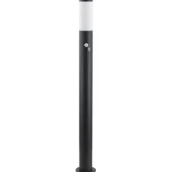 Lindby Statius vejlampe, antracit/hvid, sensor, 100 cm
