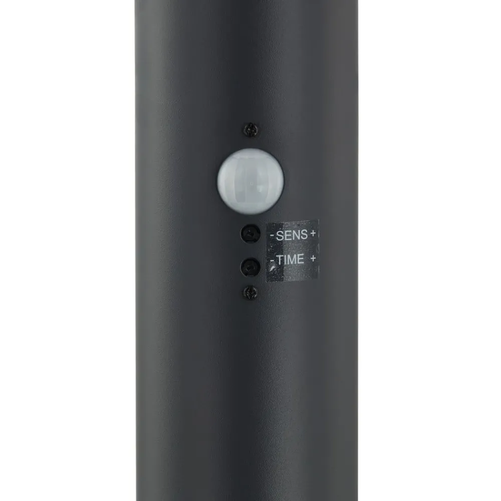 Lindby Statius vejlampe, antracit/hvid, sensor, 100 cm