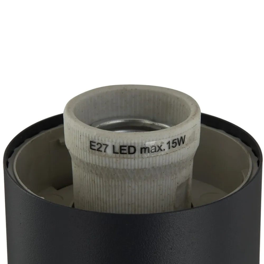 Lindby Statius vejlampe, antracit/hvid, sensor, 100 cm