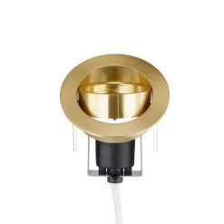 Lindby Sunil indbygningsspot, satin guld