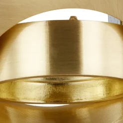 Lindby Sunil indbygningsspot, satin guld