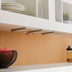 Svela LED-underskabsbelysning, 3 stk sølv^Lindby Discount