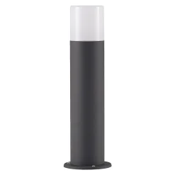 Lindby Tabyn sokkellampe, rund, mørkegrå