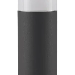 Lindby Tabyn sokkellampe, rund, mørkegrå