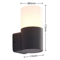 Tabyn udendørs væglampe, 1 lyskilde^Lindby Online