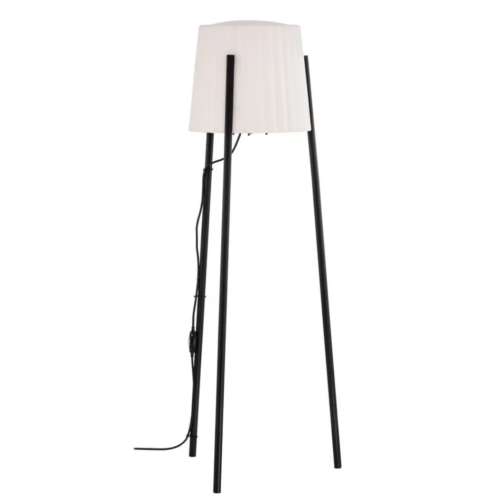 Lindby terrasselampe Jaimy, 148 cm, stativ, aluminium^Lucande
