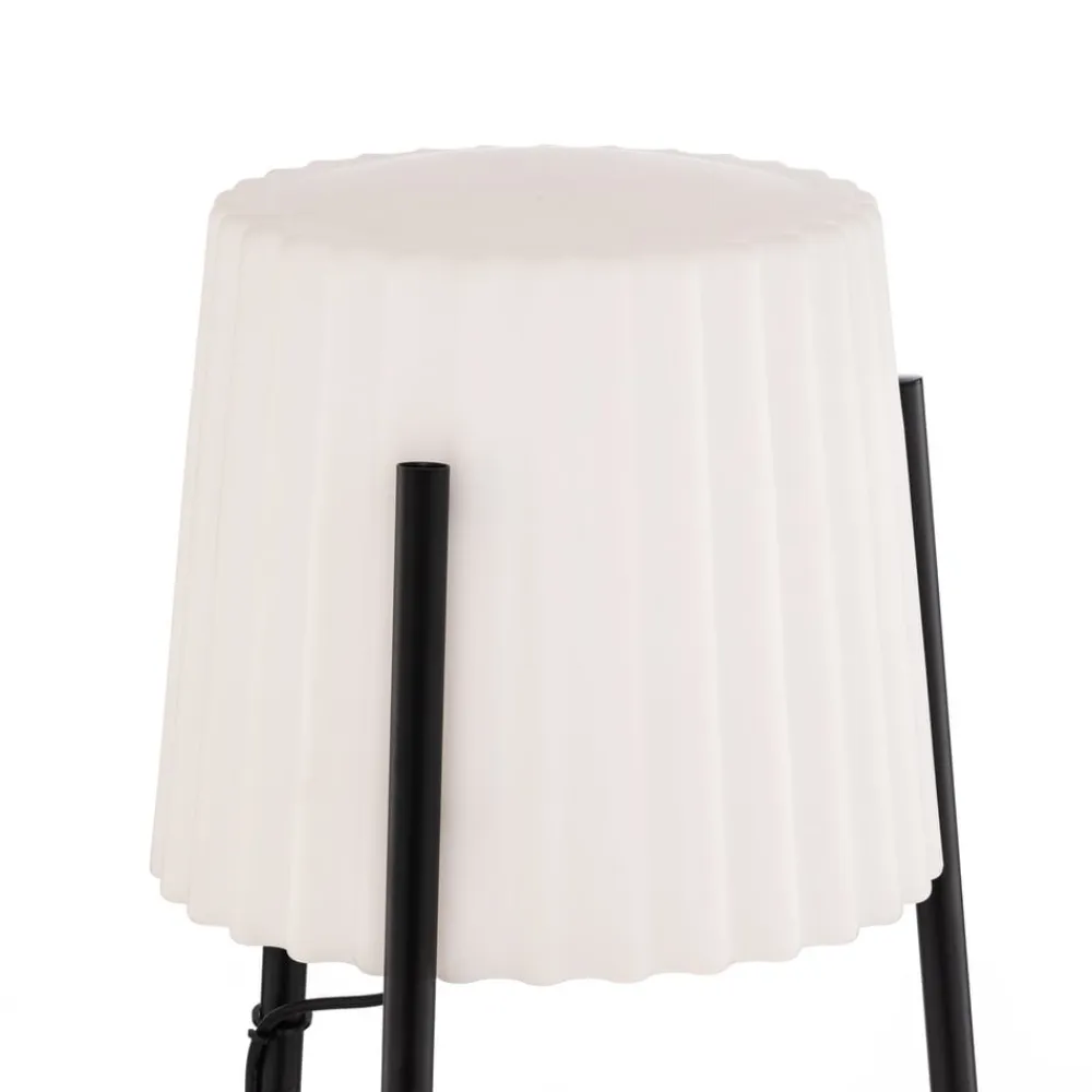 Lindby terrasselampe Jaimy, 148 cm, stativ, aluminium^Lucande