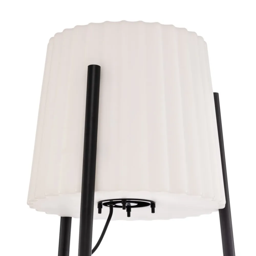 Lindby terrasselampe Jaimy, 148 cm, stativ, aluminium^Lucande