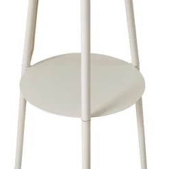 trebenetstående gulvlampe Libbie, 155 cm, hør, cremefarvet^Lindby Online