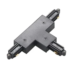 Lindby Skinnesystem>T-stik Linaro, sort, 1-faset system