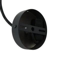 Lindby udendørs hængelampe Alea, hvid, plast, Ø 38 cm