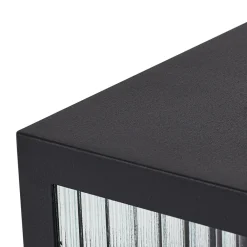 udendørs hængelampe Bolgar, sort, metal, glas^Lindby Clearance