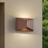 Lindby udendørs LED-væglampe Anlira, brun, op og ned, IP65