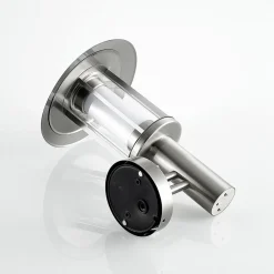 Lindby udendørs LED-væglampe Gregory, sensor, stål, IP44