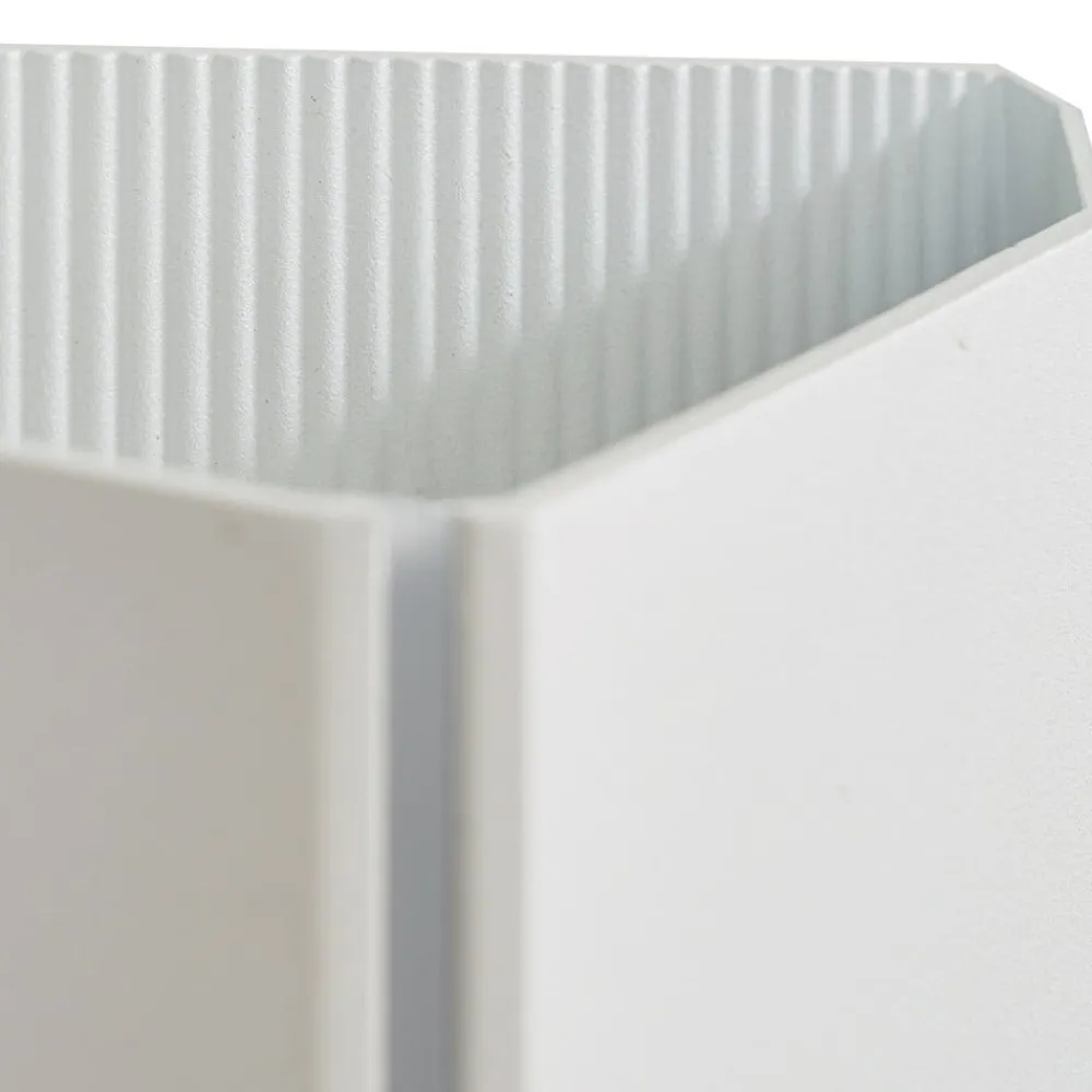 udendørs LED-væglampe Anlira, hvid, op og ned, IP65^Lindby Outlet