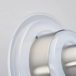 Lindby udendørs LED-væglampe Lillie, højde 19 cm, stål